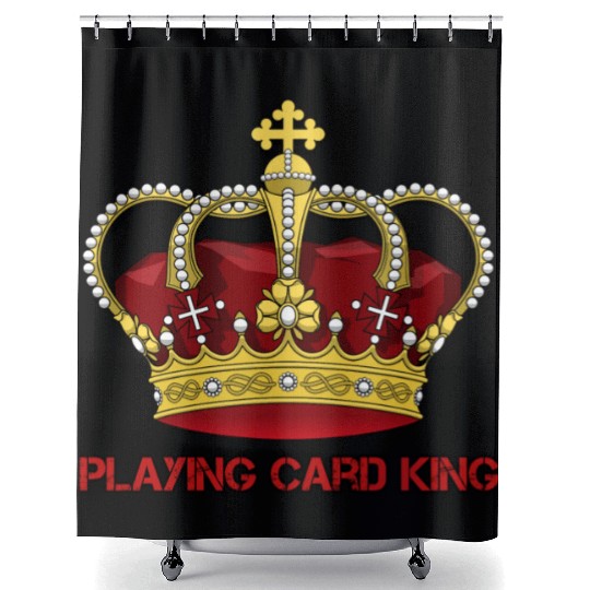 Playing card king ## Shower Curtains