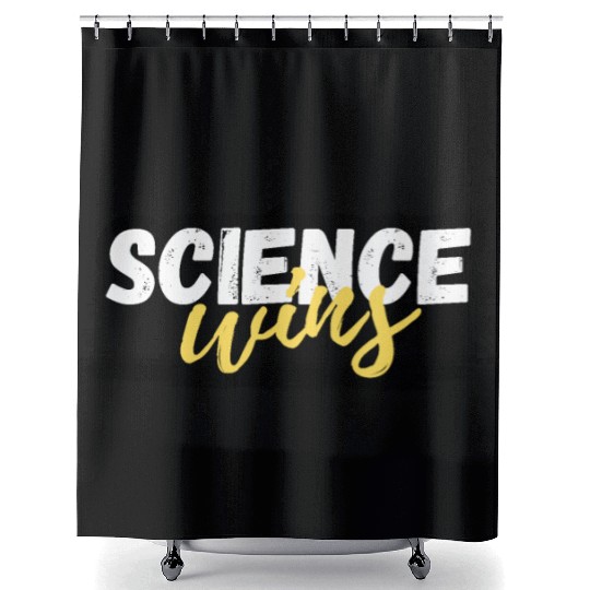 Science Wins Shower Curtains