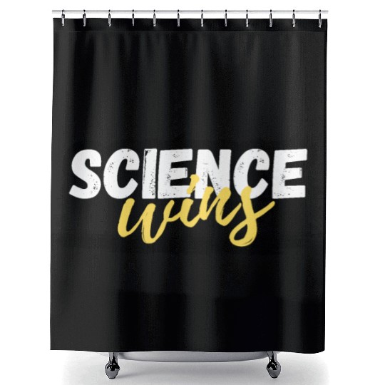 Science Wins Shower Curtains