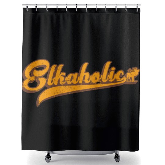 Elk Hunting Elkaholic Hunters Shower Curtains