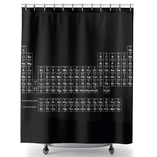 Periodic Table of Elements Shower Curtains