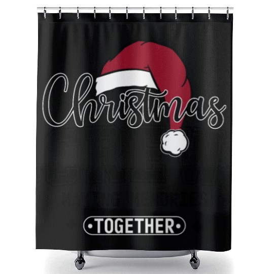 Christmas Crew Making Memories Family Christmas Shower Curtains