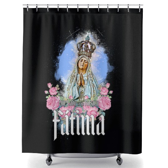 Our Lady of the Rosary of Fátima - Portugal Shower Curtains