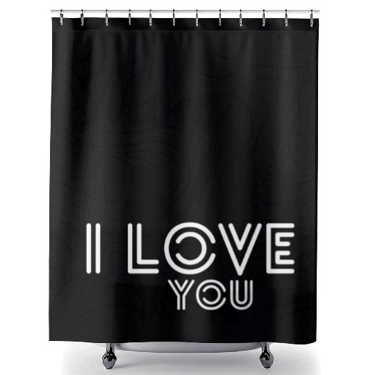 mom i love you Shower Curtains
