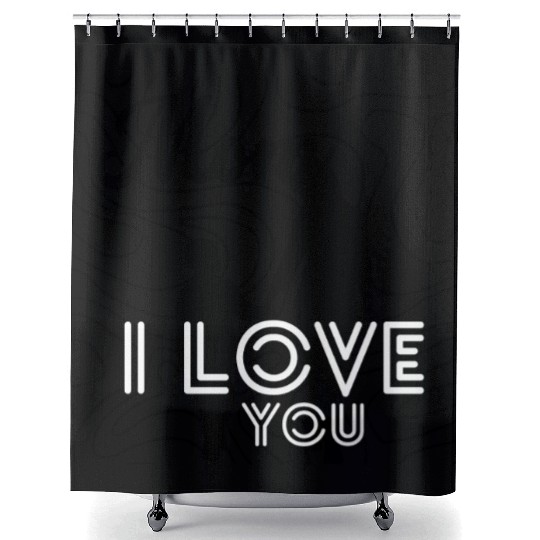 mom i love you Shower Curtains