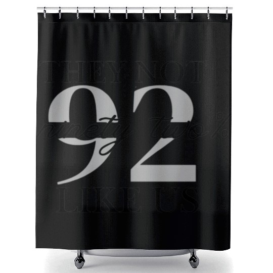 They Not Like Us Graphic Shower Curtains