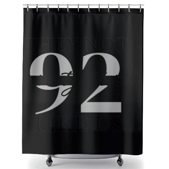 They Not Like Us Graphic Shower Curtains