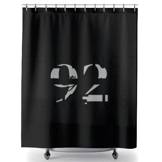 They Not like us ninety two % graphic Shower Curtains
