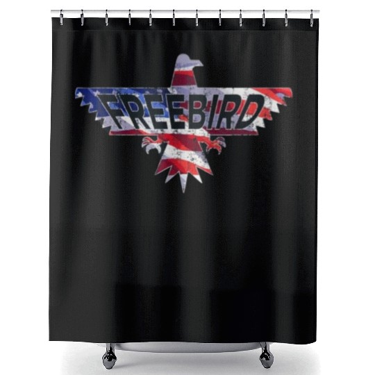 FREE BIRD Shower Curtains