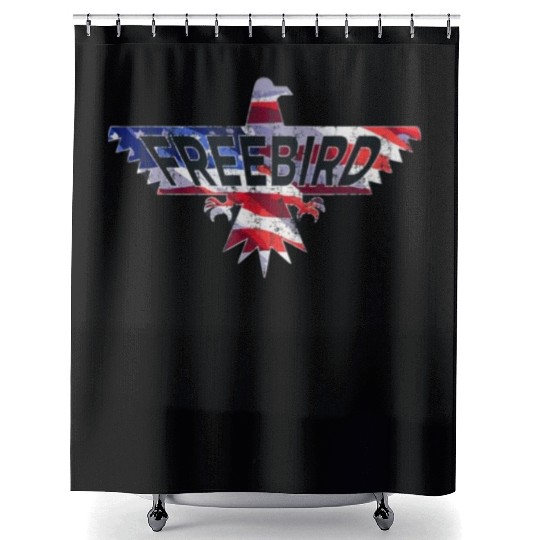 FREE BIRD Shower Curtains