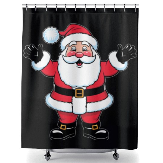 jolly Santa Claus Shower Curtains