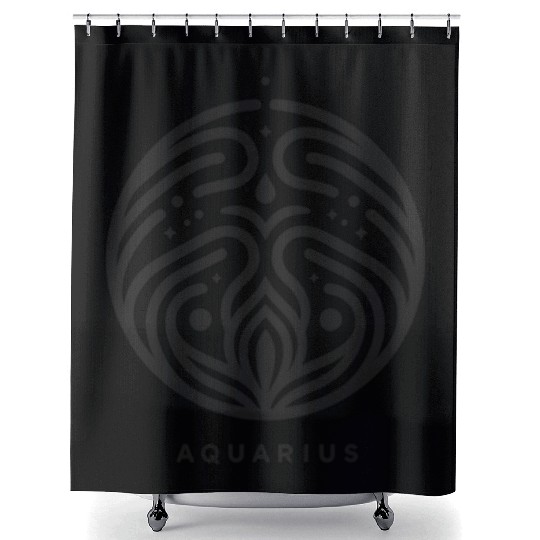 Zodiac Aquarius Shower Curtains