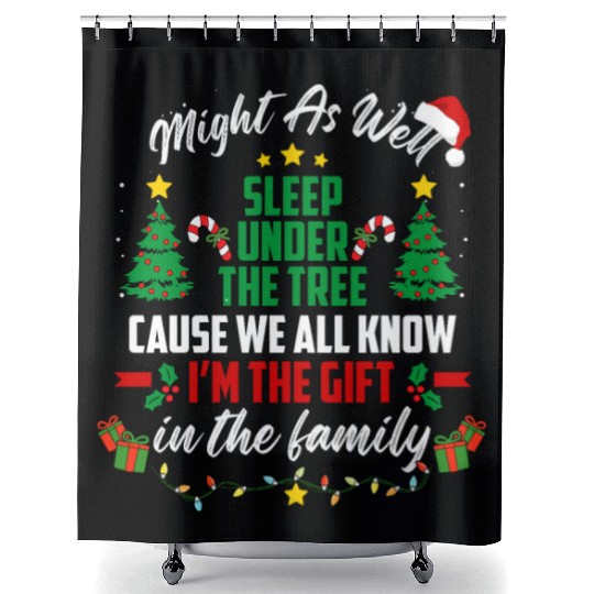 Might As Well Sleep Under The Tree Shower Curtains