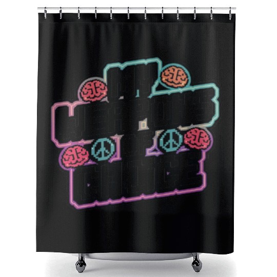 My Weapons of Choice KickBump ‎Youth Adult Funny Shower Curtains