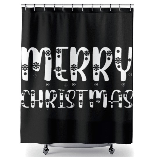 Winter Wonderland Wishes : Merry Christmas Shower Curtains