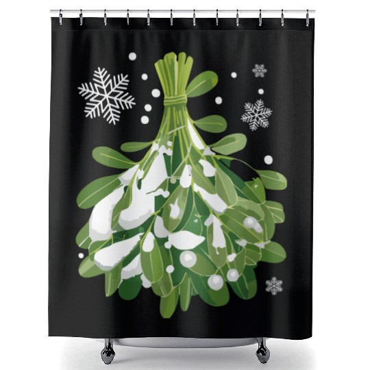 Mistletoe Shower Curtains