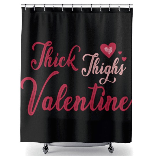 Valentine Day, Coquette Valentine Shower Curtains