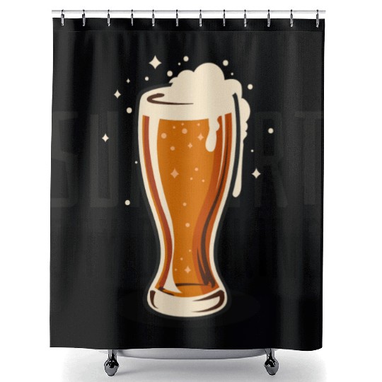 Support Day Drinking Shower Curtains