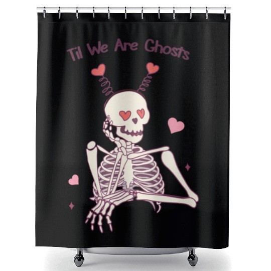 Valentines Day, Retro Valentine, Coquete Valentine Shower Curtains