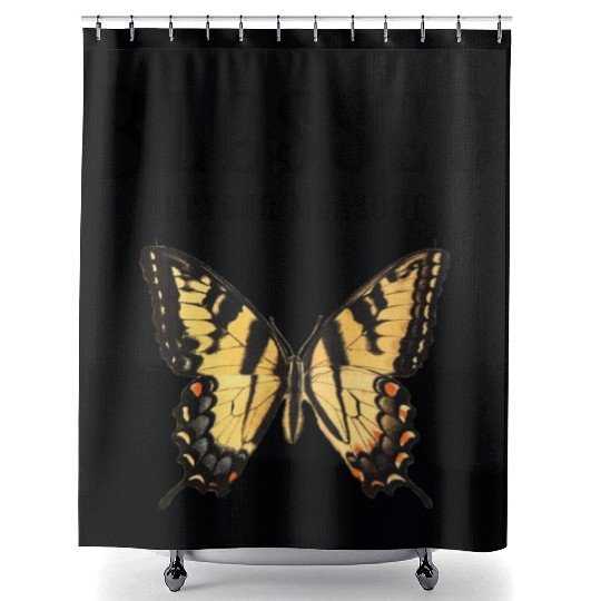 Blessed Beyond Measure Butterfly Philippians 4:19 Shower Curtains