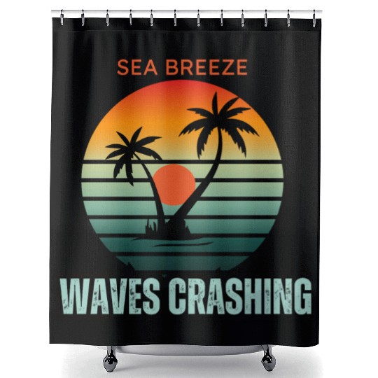 Classic Sea Breeze Shower Curtains