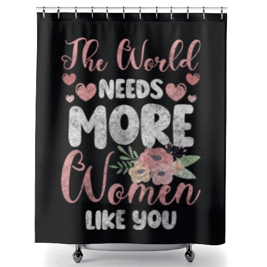 Women's Day Power Frida Kahlo Shower Curtains