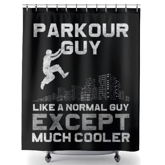 Freerunner Extreme Underground Fast Shower Curtains