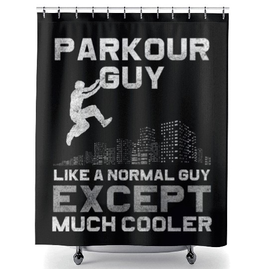 Freerunner Extreme Underground Fast Shower Curtains