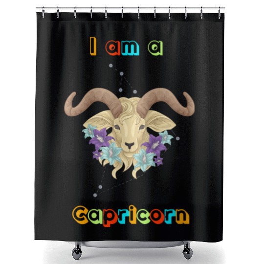 I am a Capricorn Shower Curtains