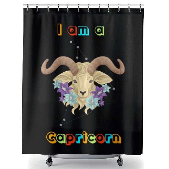 I am a Capricorn Shower Curtains