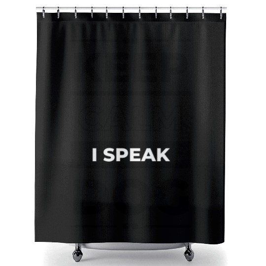 Keep Calm, I Speak Dog - Dog Whisperer Skills Shower Curtains