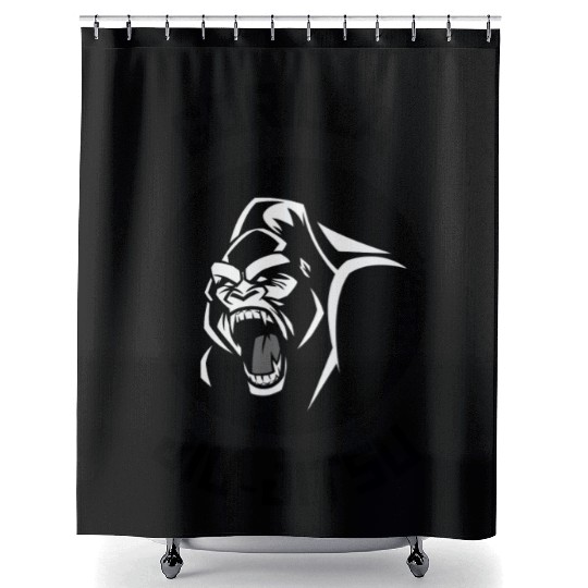 Gorilla Jiu Jitsu Shower Curtains