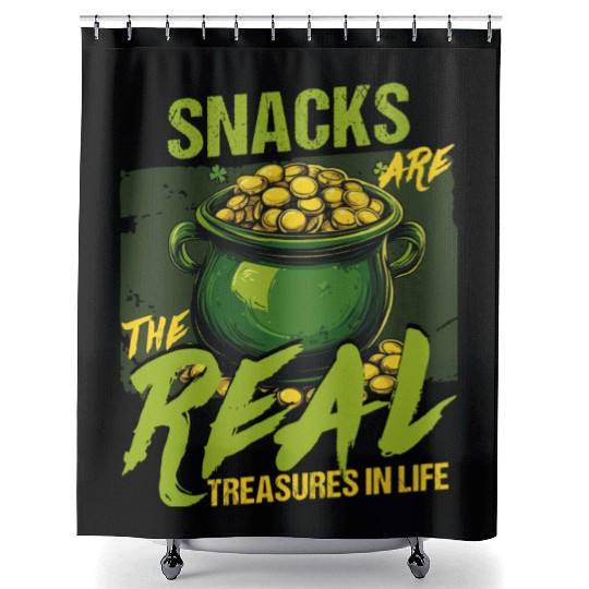St Patricks Day Snacks Are the Real Treasures in Shower Curtains