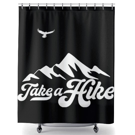 Take A Hike Shower Curtains