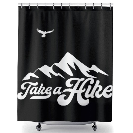 Take A Hike Shower Curtains