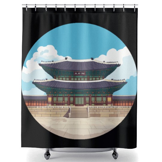 Old school Chinese kung fu Shower Curtains