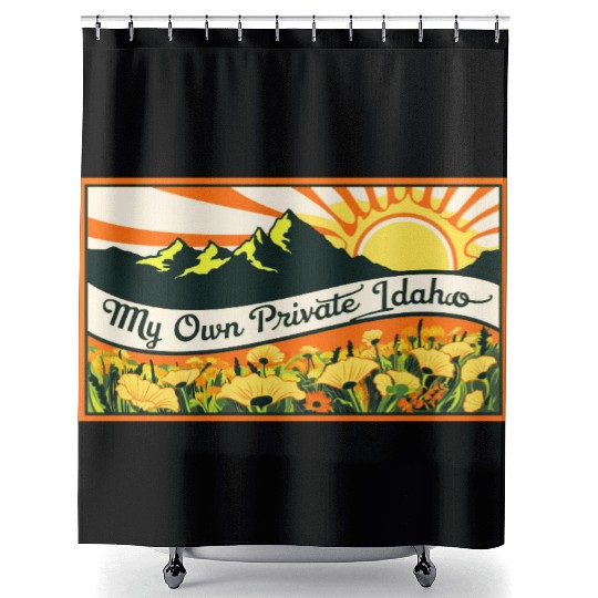 Private Idaho Shower Curtains