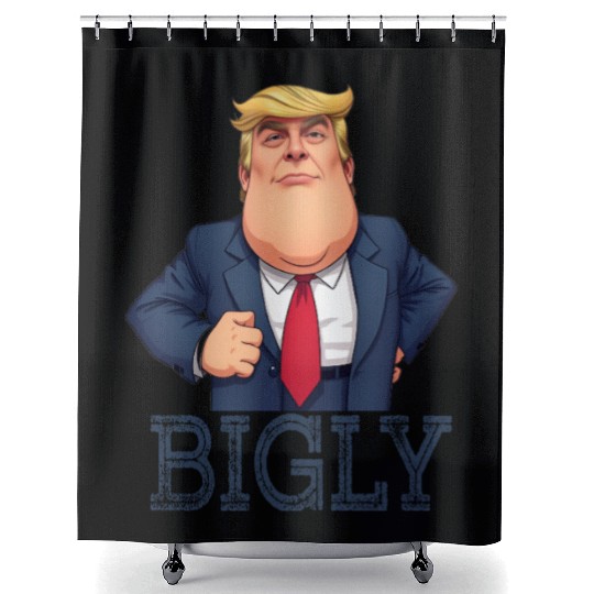 Bigly Trump Shower Curtains