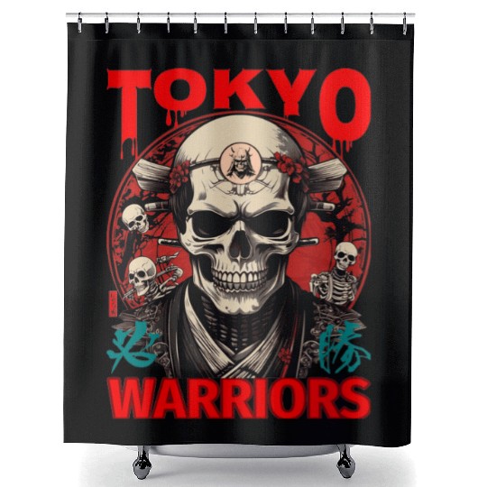 tokyo Warriors Shower Curtains