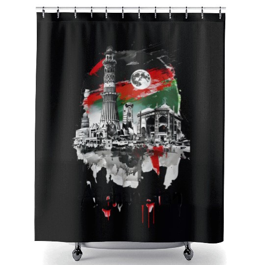 Kabul Store Afghanistan Urban View Shower Curtains