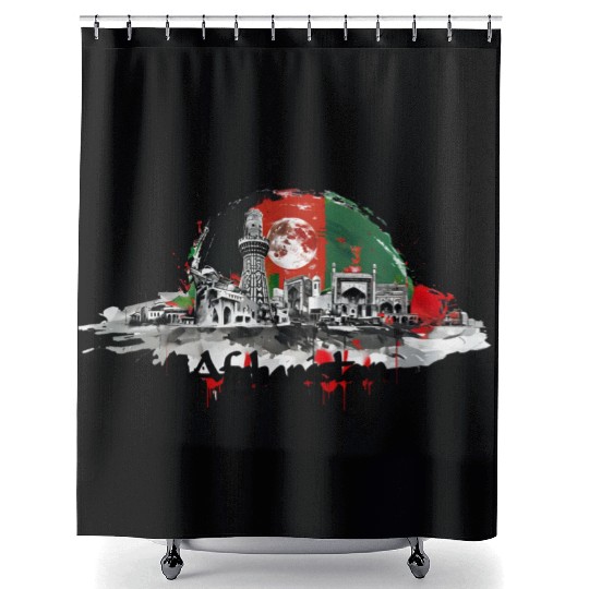 Kabul Store Afghanistan Urban Famous Buildings Shower Curtains