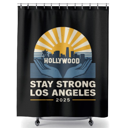 Los Angeles 2025 - Strength in Unity Shower Curtains