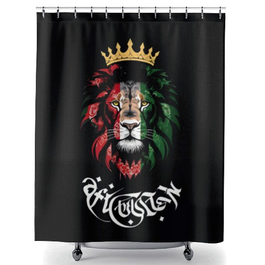 Afghanistan Lion Shower Curtains
