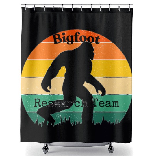 Bigfoot Research Team spectrum Shower Curtains