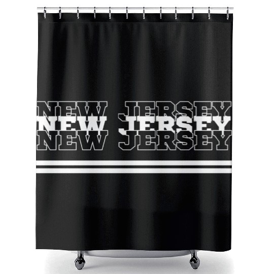 NEW JERSEY GARDEN STATE GROWN AND PROUD Shower Curtains