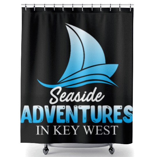 FLORIDA KEYS SEA ADVENTURES IN KEY-WEST Keys Shower Curtains