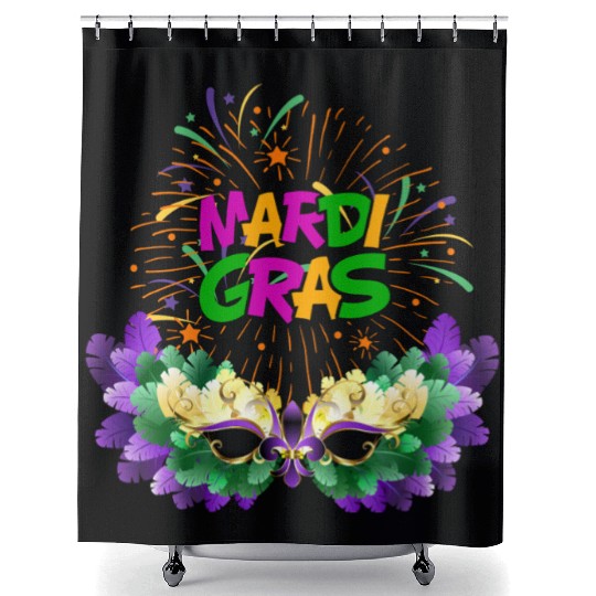 Mardi Gras New Orlean Carnival Shower Curtains