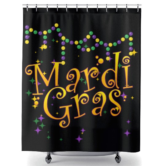 Mardi Gras New Orlean festival Shower Curtains