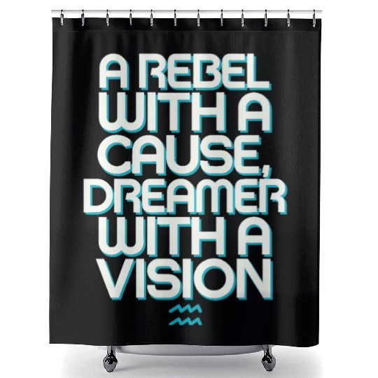 Aquarius Zodiac: Rebel With A Cause, Dreamer With Shower Curtains