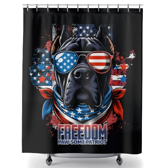 Paw-some Cane Corso Shower Curtains
